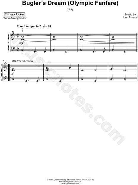 Bugler's Dream (Olympic Fanfare) [easy]