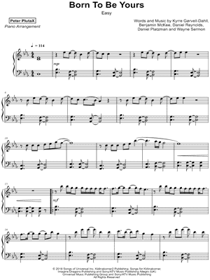 Born to Be Yours [Easy]