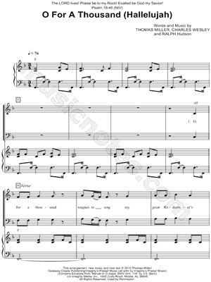 O for a Thousand (Hallelujah)