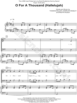 O for a Thousand (Hallelujah)