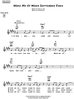 Wake Me Up When September Ends