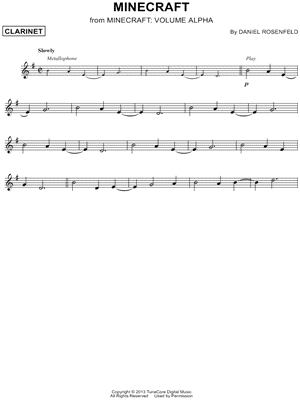 Minecraft from Minecraft - Sheet Music